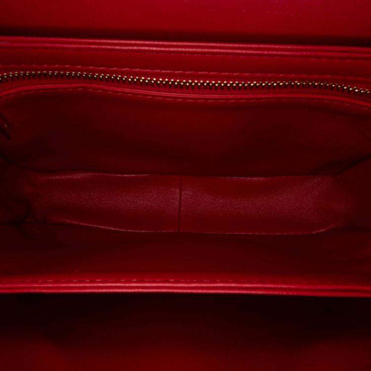 Pre Owned Celine Teen Shiny Calfskin Triomphe Crossbody