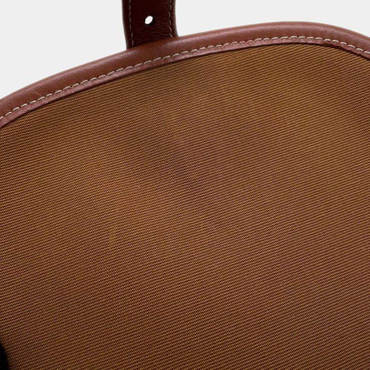 Pre Owned Celine Triomphe Folco Medium Brown Pvc Leather Shoulder Bag