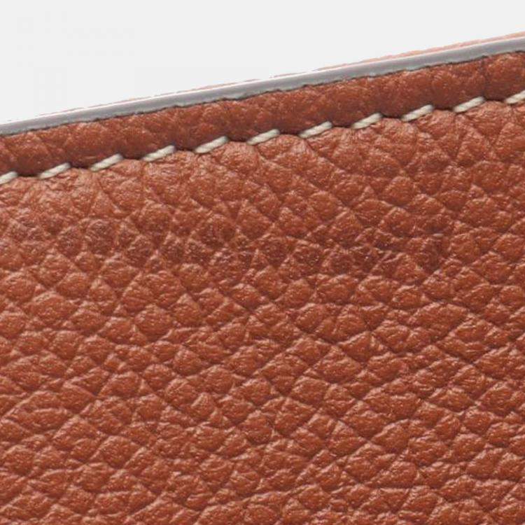 Pre Owned Celine Brown Small Calfskin Cabas Cuir Triomphe Anais Tote