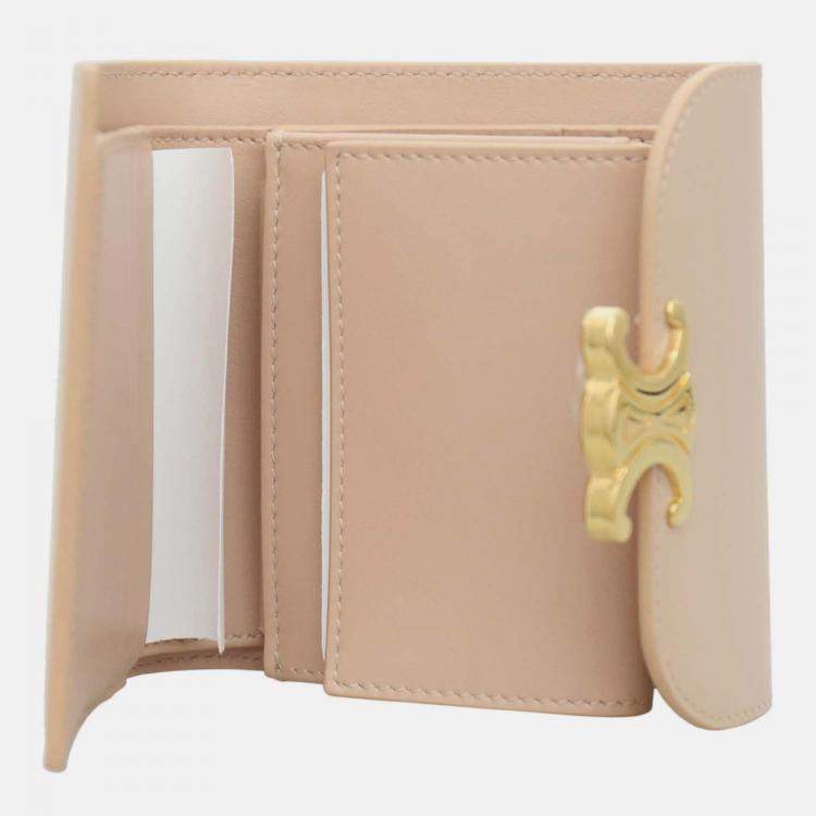 Pre Owned Celine Small Flap Wallet Triomphe Wallet