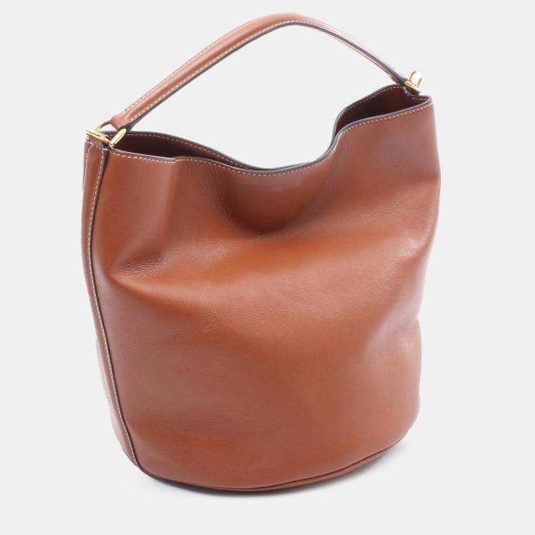 Pre Owned Celine Brown Leather Teen Bucket 16