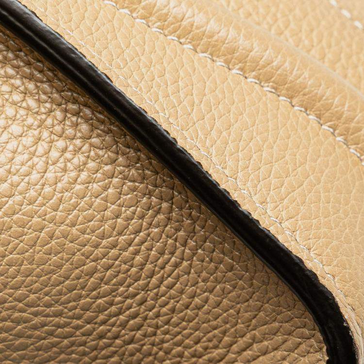 Pre Owned Celine Brown Micro Drummed Calfskin Luggage Tote