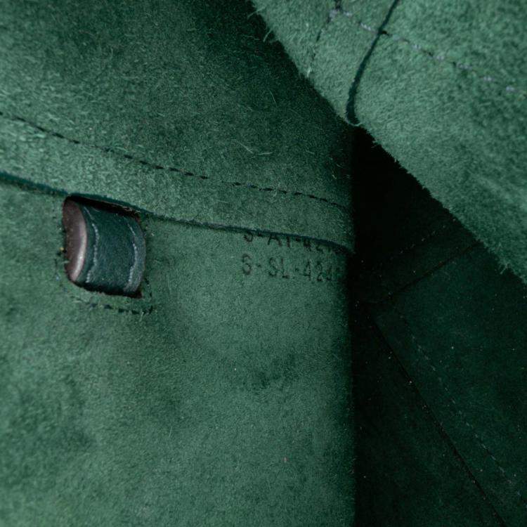 Pre Owned Celine Green Nano Grained Calfskin Belt Bag