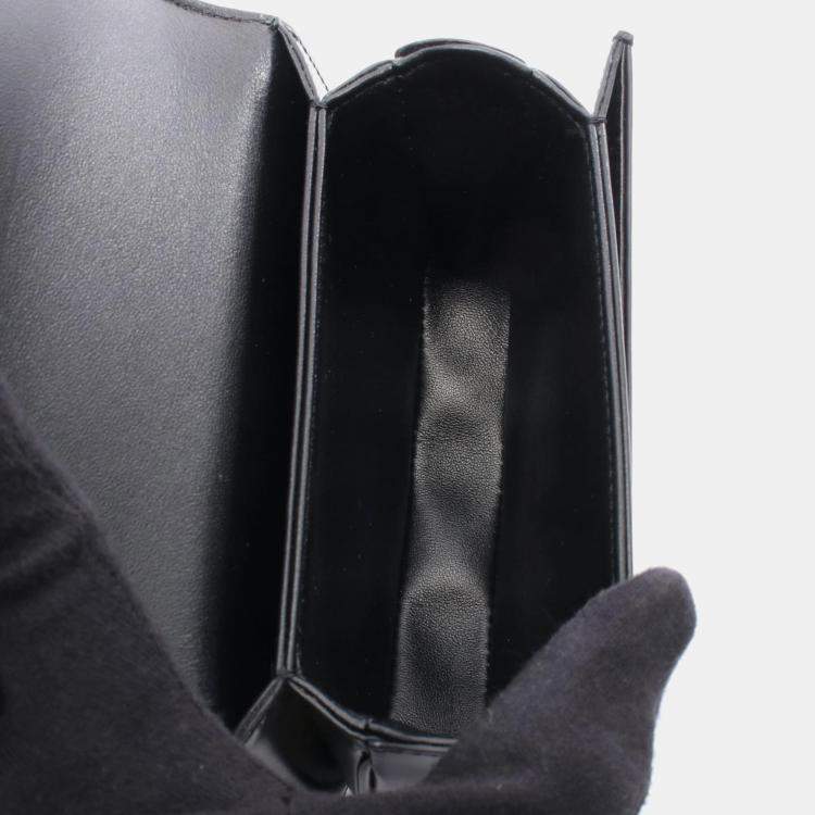 Pre Owned Celine Besace Mini Black Leather Shoulder Bag