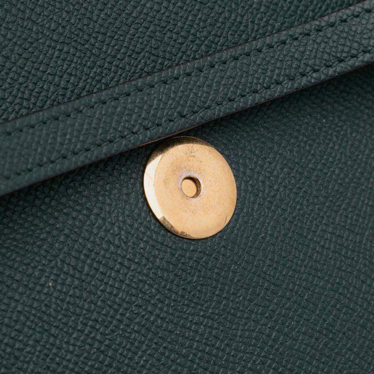Pre Owned Celine Green Nano Grained Calfskin Belt Bag