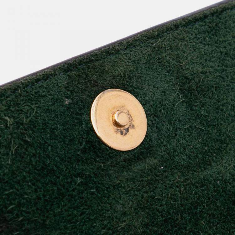Pre Owned Celine Green Nano Grained Calfskin Belt Bag