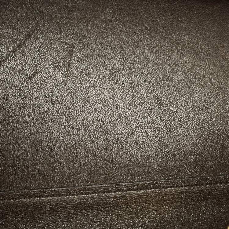 Pre Owned Celine Tricolor Leather Medium Trapeze Top Handle Bag