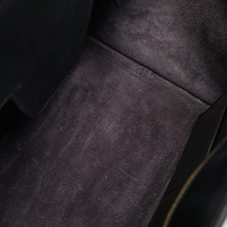 Pre Owned Celine Black Leather Small Tie Tote
