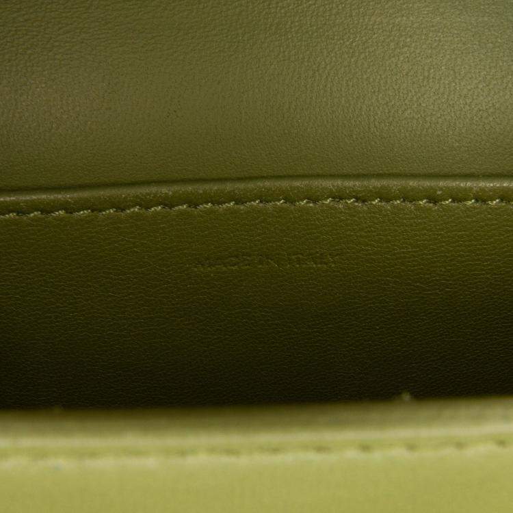 Pre Owned Celine Green Teen Calfskin Classic Box