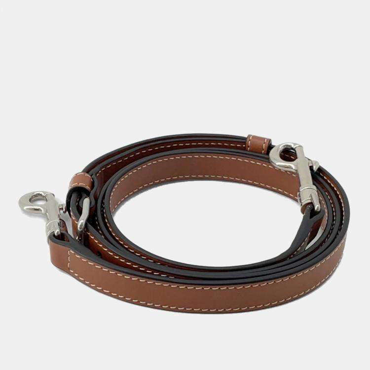 Pre Owned Celine Triomphe Cylindrical Shoulder Bag Black/Brown Pvc Leather