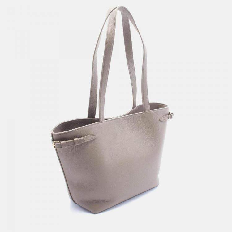 Pre Owned Celine Small Cabas Anais Cuir Triomphe Tote Bag Leather Beige