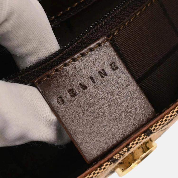 مملوكة مسبقًا Celine Brown C Macadam Handbag