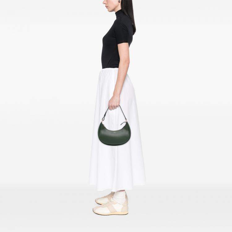 Pre Owned Celine Green Leather Ava Shoulder Bag