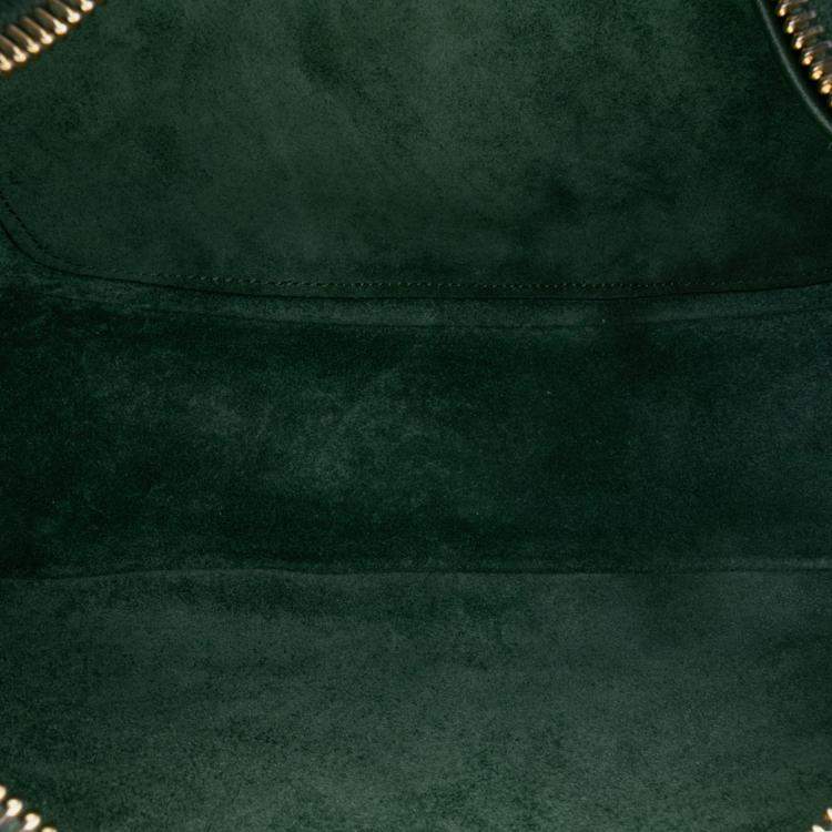 Pre Owned Celine Green Leather Ava Shoulder Bag