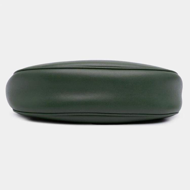 Pre Owned Celine Green Leather Ava Shoulder Bag