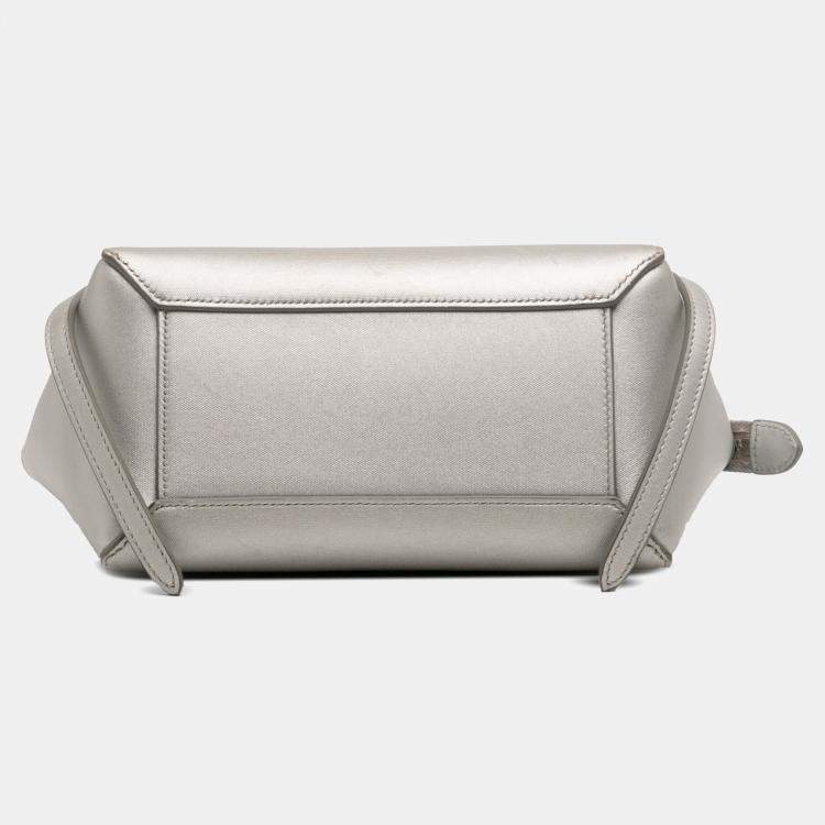 Pre Owned Celine Nano Laminated Calfskin Belt Bag