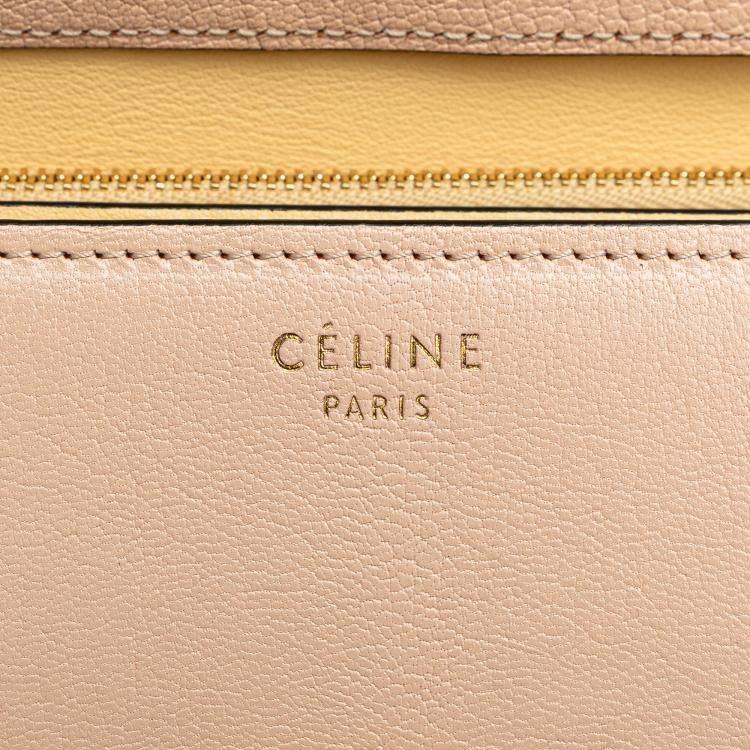 Pre Owned Celine Pink Medium Calfskin Classic Box