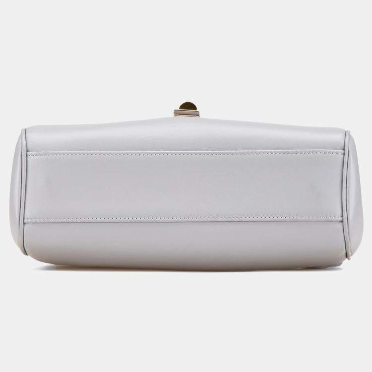 Pre Owned Celine Grey Teen Smooth Calfskin Soft 16 Crossbody
