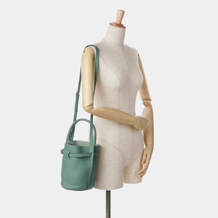 Pre Owned Celine Green Nano Big Bucket Bag