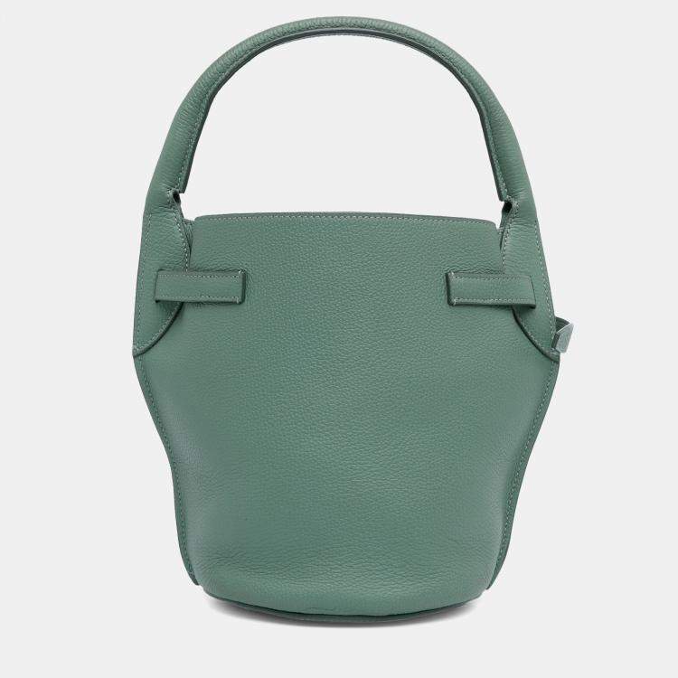 Pre Owned Celine Green Nano Big Bucket Bag