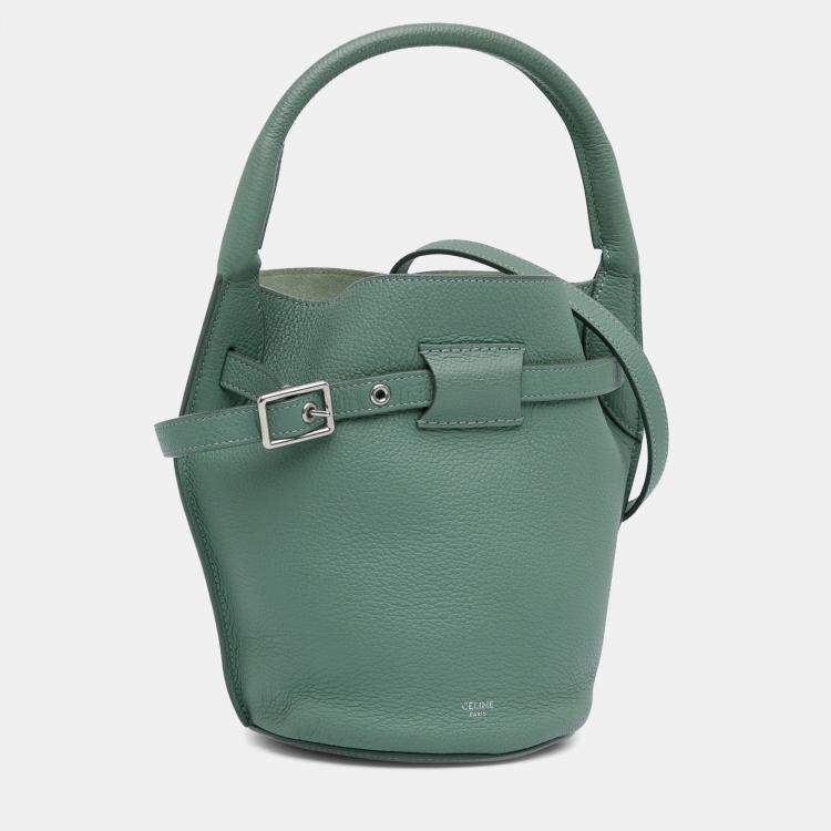 Pre Owned Celine Green Nano Big Bucket Bag