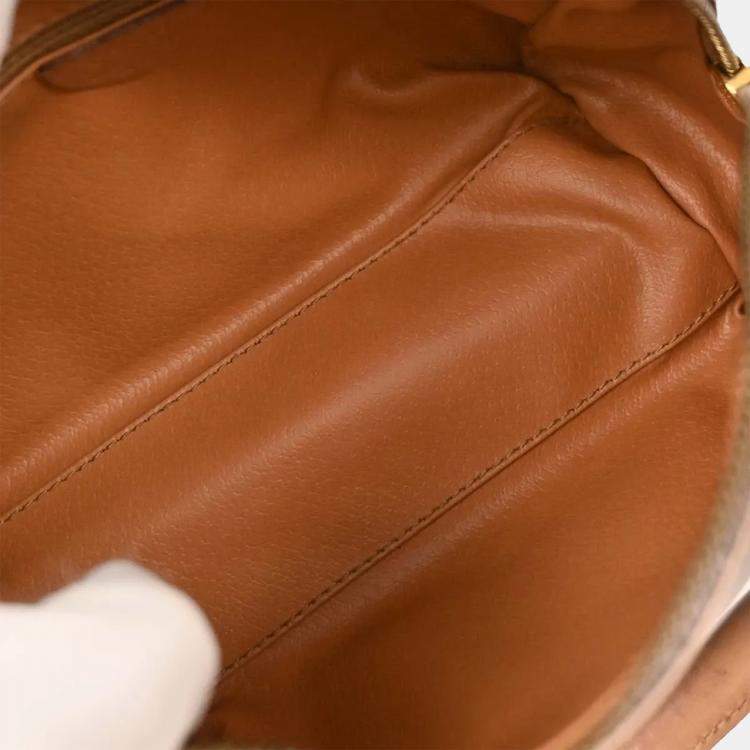 Pre Owned Celine Brown Macadam 2way Handbag