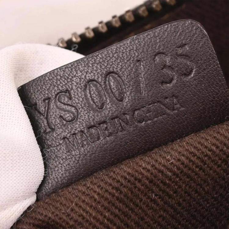 Pre Owned Celine Brown Canvas Macadam Handbag