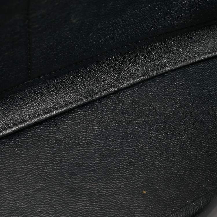 Pre Owned Celine Tricolor Leather and Suede Medium Trapeze Bag