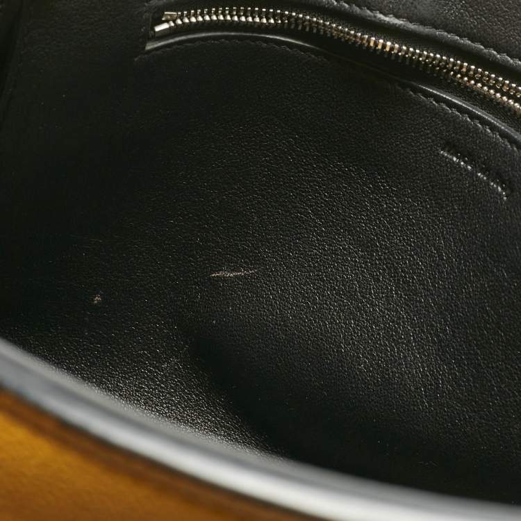 Pre Owned Céline Yellow Leather Small Edge Bag