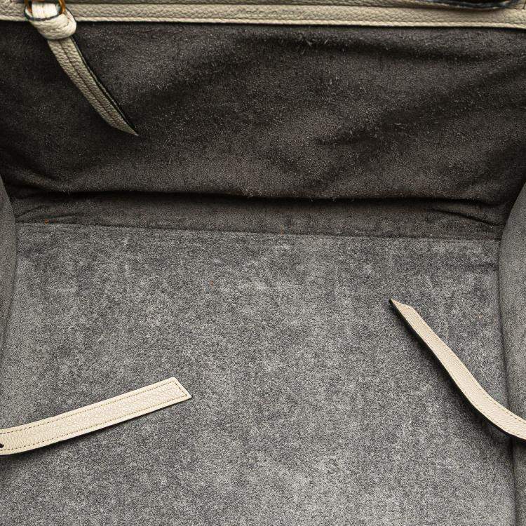Pre Owned Celine Green Medium Leather Luggage Phantom Tote