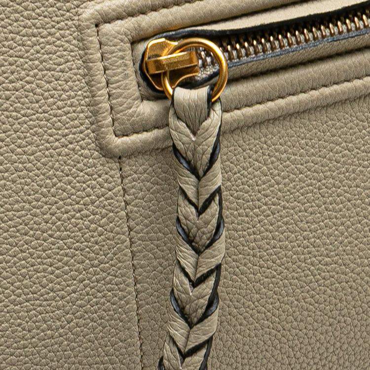 Pre Owned Celine Green Medium Leather Luggage Phantom Tote