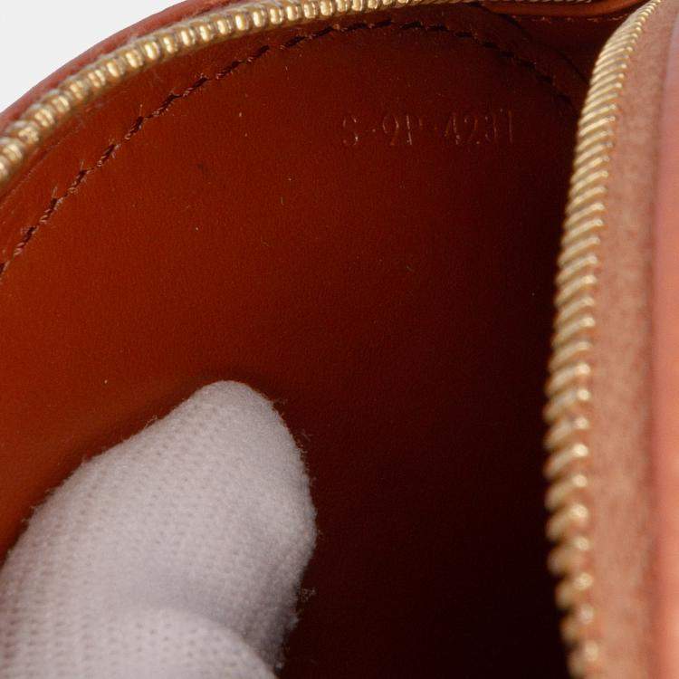Pre Owned Small Calfskin Cuir Triomphe Oval Crossbody