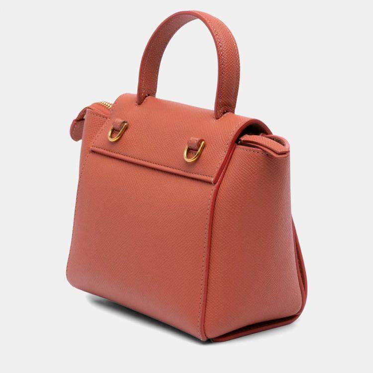 Pre Owned Celine Pico Grained Calfskin Belt Bag