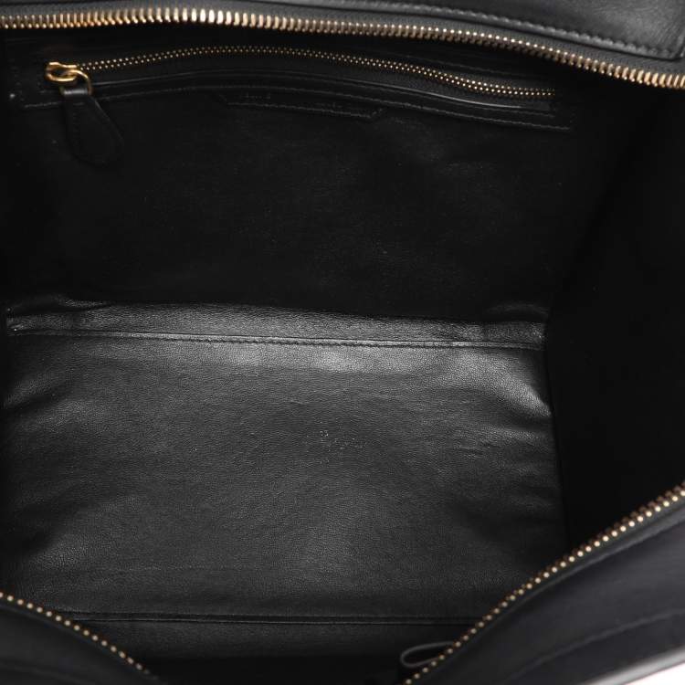 مملوكة مسبقًا Celine Multicolor Leather and Suede Mini Luggage Tote
