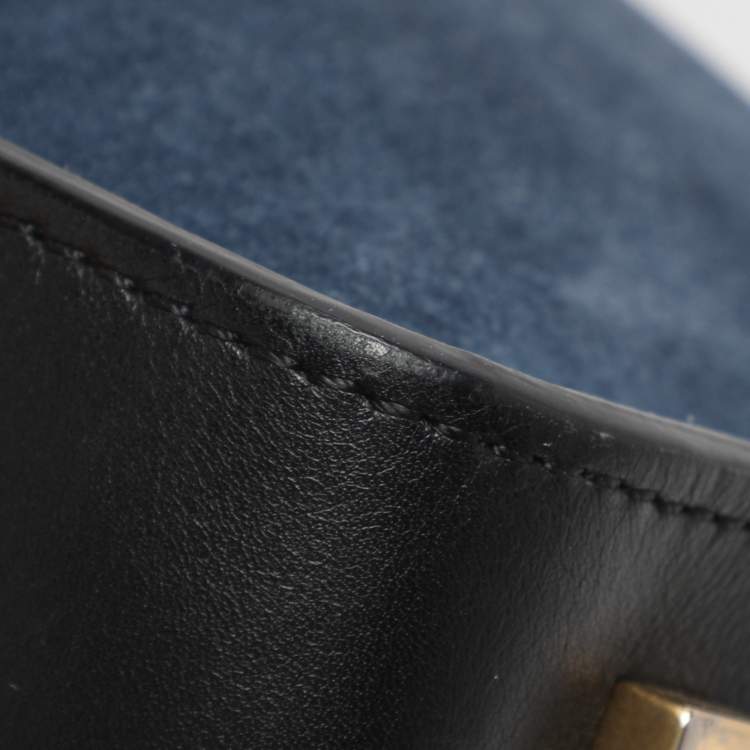 مملوكة مسبقًا Celine Multicolor Leather and Suede Mini Luggage Tote