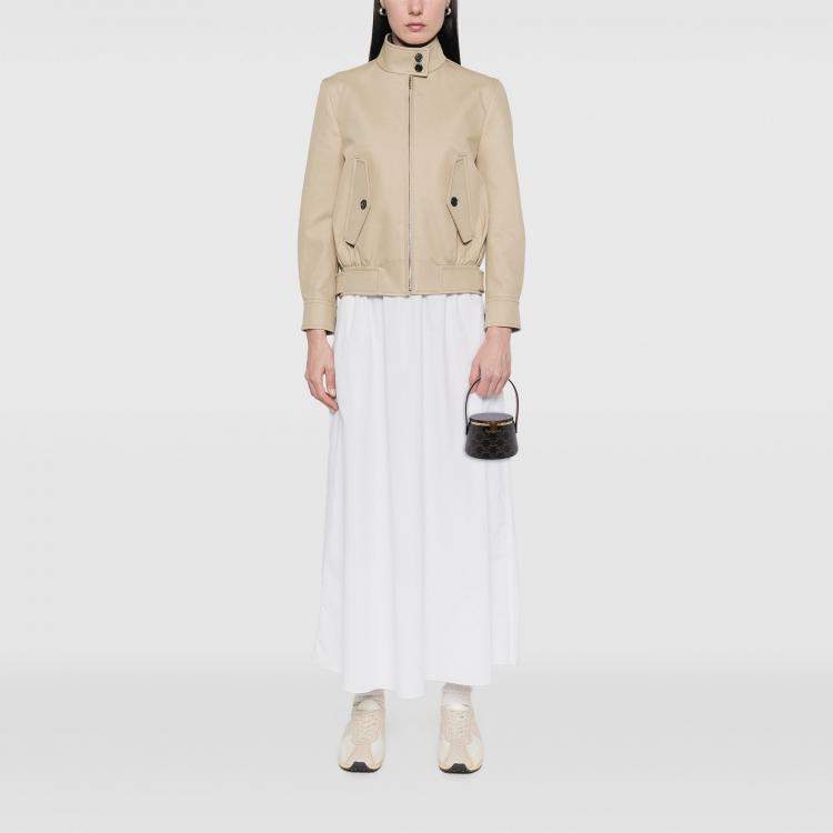 Pre Owned Celine Brown Triomphe Coated Canvas Triomphe Nina Minaudiere Bag