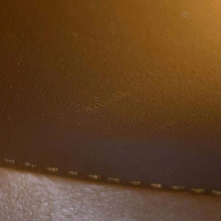 Pre Owned Celine Oval Purse Cuir Triomphe Shoulder Bag Tan Leather