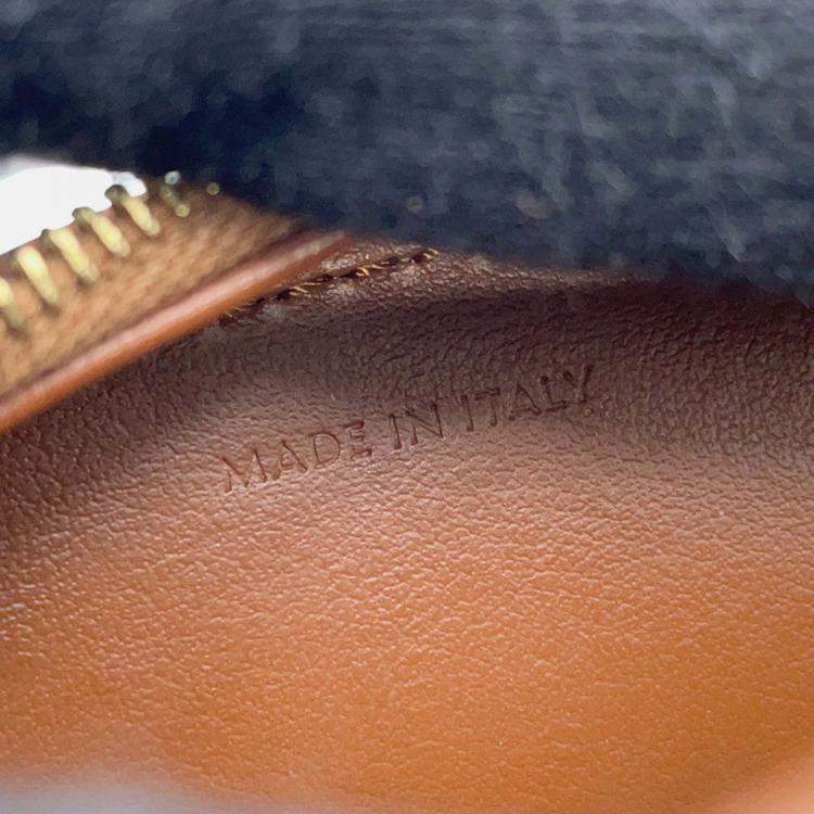 Pre Owned Celine Oval Purse Cuir Triomphe Shoulder Bag Tan Leather