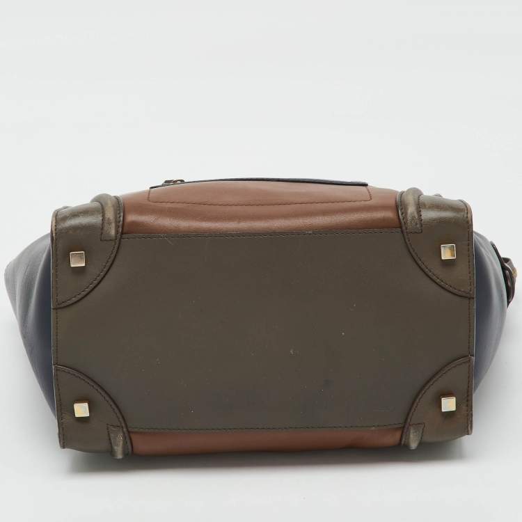 مملوكة مسبقًا Celine Multicolor Leather Mini Luggage Tote