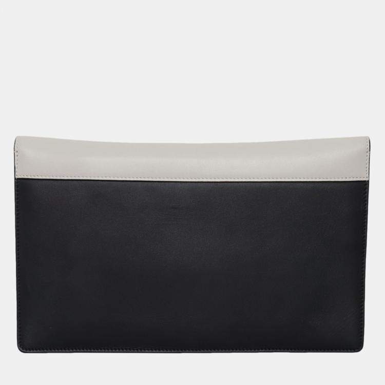 Pre Owned Mix Materials Envelope Clutch