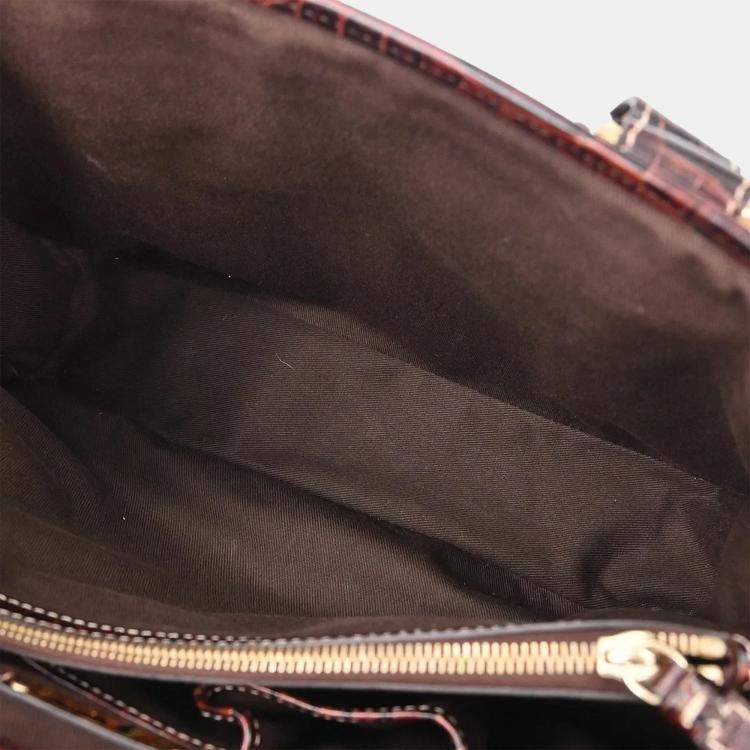 مملوكة مسبقًا Celine Brown Canvas Macadam Boogie Tote Handbag