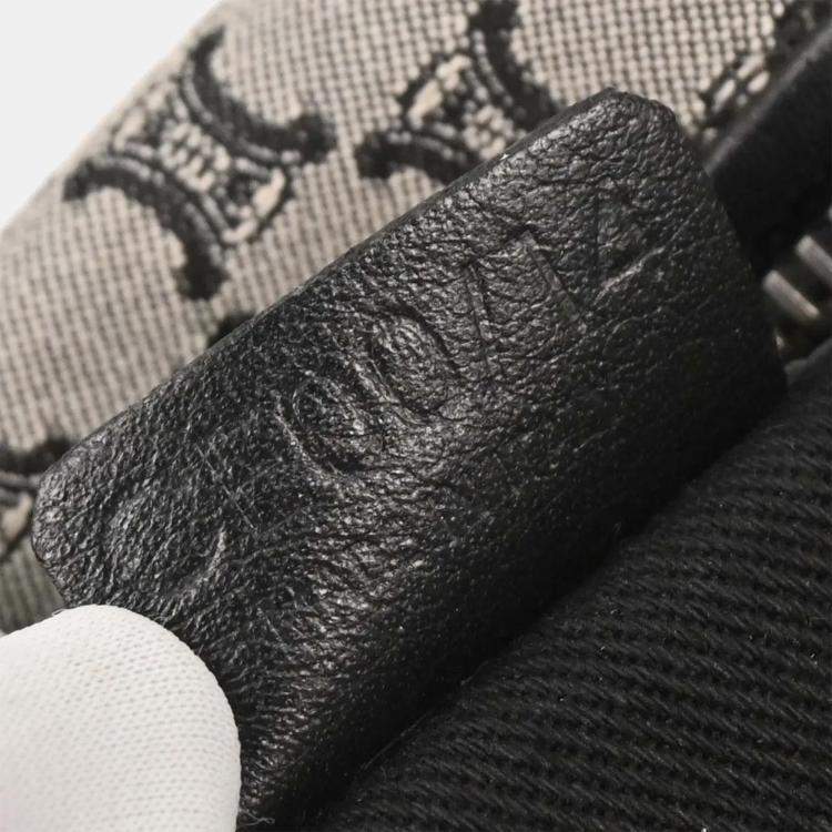 Pre Owned Celine Black Canvas Macadam Handbag