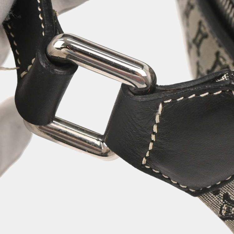 Pre Owned Celine Black Canvas Macadam Handbag