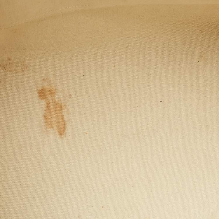 Pre Owned Celine Beige/Brown Triomphe Canvas Large Cabas Thais Tote