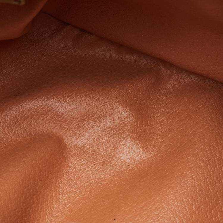 Pre Owned Celine Brown Macadam Coated Canvas and Leather Boston Bag