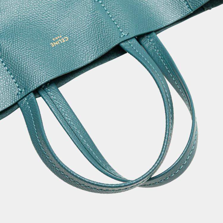 Pre Owned Celine Small Grained Calfskin Vertical Cabas Satchel