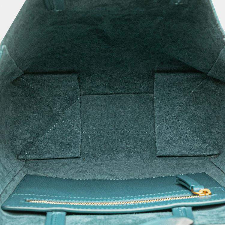 Pre Owned Celine Small Grained Calfskin Vertical Cabas Satchel