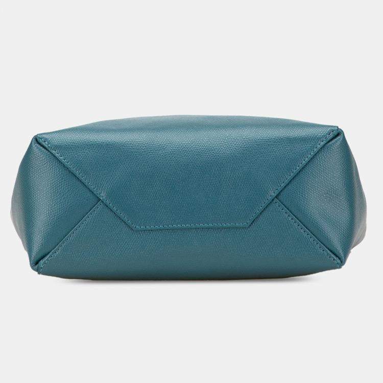 Pre Owned Celine Small Grained Calfskin Vertical Cabas Satchel