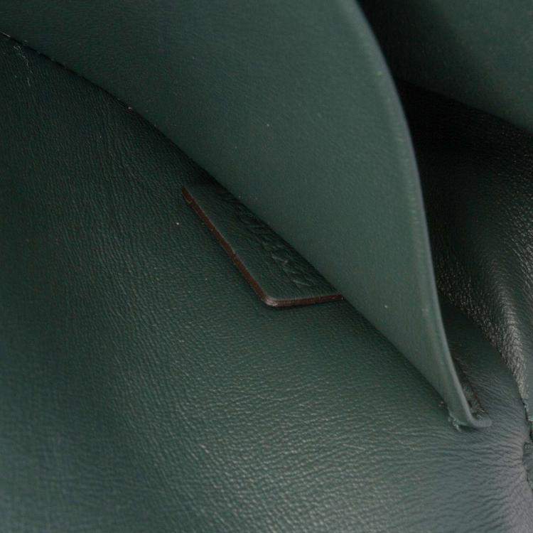 Pre Owned Celine Triomphe Chain Shearling Shoulder Bag