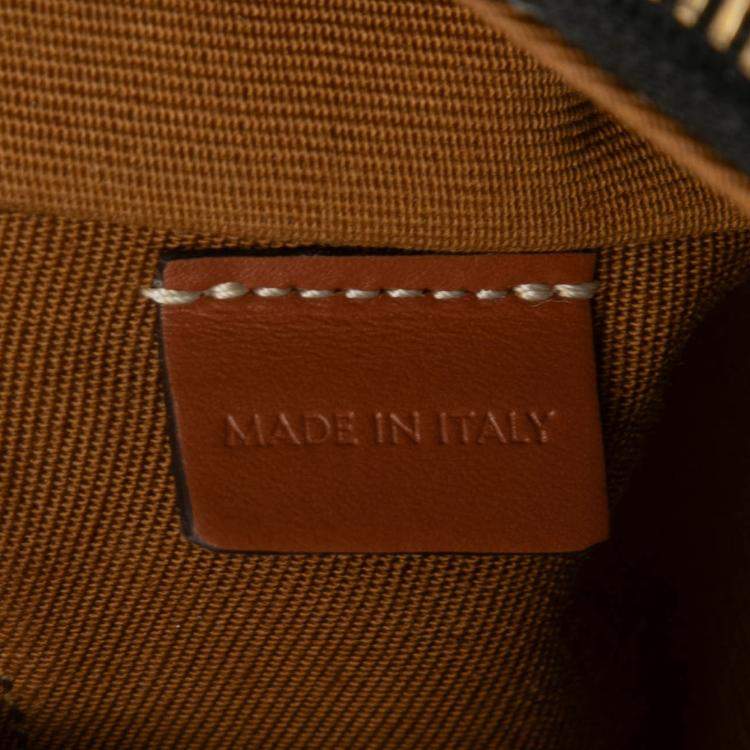 Pre Owned Celine Triomphe Ava Mini Coated Canvas Shoulder Bag